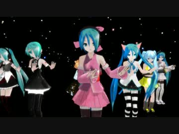 【MMD】リメイク「ミラクルペイントなど７曲を踊ってみた」【Lat式ミク】