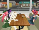 【MMD】THE THREE YOUNG-MEN IN MIDNIGHT #22【マンガ再現】