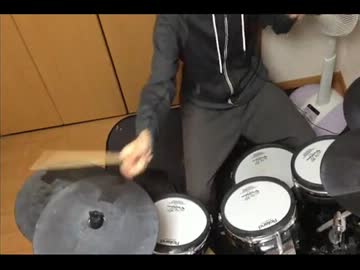 【ドラム】 進撃の巨人 OP　『紅蓮の弓矢』 叩いてみた