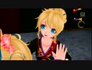 【DIVA-F】ACUTE 鏡音レン鳳月､初音ミク浴衣､鏡音リン桜月 フルHD