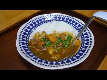 【手抜きランチ】やきとりカレー