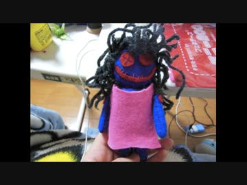 ［Ib］友の為青い人形作ってみた【フェルト】