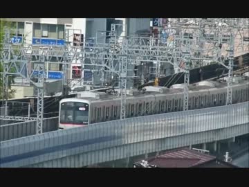 【俯瞰】武蔵小杉の色んな電車