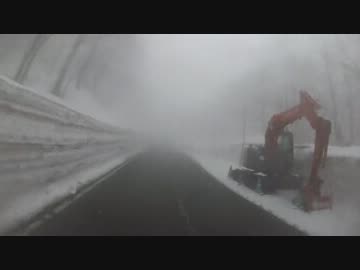 鳥海ブルーライン　ヘルメット車載（遊佐口→大平山荘）