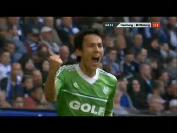 ヴォルフスブルク長谷部　ダイビングヘッドで今季２点目のゴール