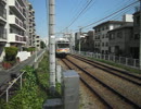 東急大井町線8090系8099F尾山台発車　さよならヘッドマーク付き