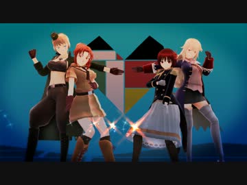 【APヘタリアMMD】Masked bitcH【すじくじょしず】