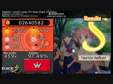 osu! 　sister's noise (TV Size)[Hard s'Fumika]