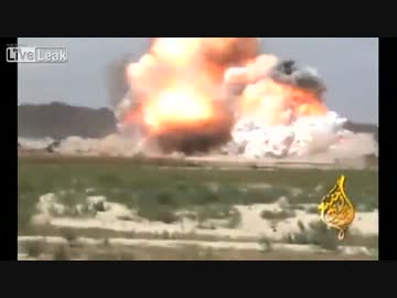 タリバンがアメリカ軍駐屯地に対して大量の爆薬を用いた自爆テロ