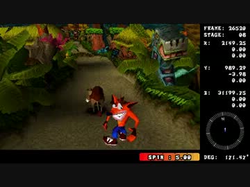 【TAS】 クラッシュ・バンディクー in 36:19.85 【前半】