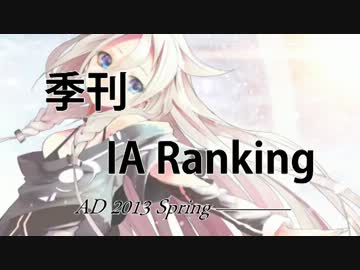 季刊IAランキング 2013年春(#5)