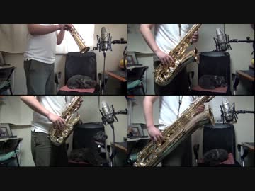 「スーパーマリオブラザーズ」サックス四重奏を吹いてみた