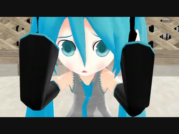 【MMD】にぼミクさんの周りで叩いてるだけ