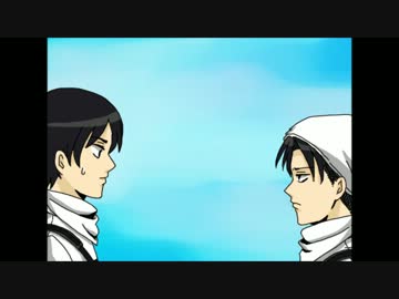 【進撃手書き】ある日の午後.パンって10回【日和】