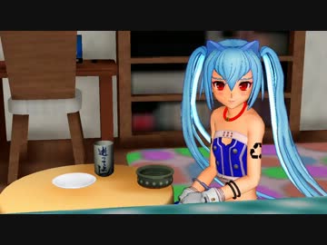 【MMD】｢えさ入れに何も無い｣状態をちょっとずつ訴えかけるアリえもん