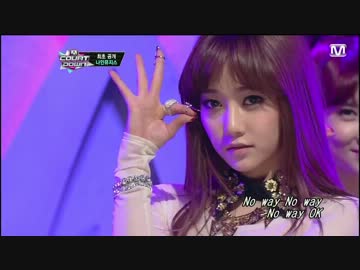 [K-POP] 9MUSES - WILD (Live) 130509 日本語字幕付き