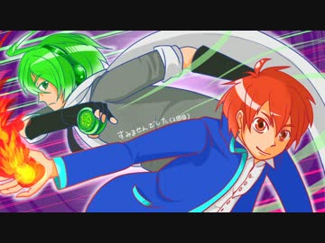 【手描き】烈vs風雅【ポップン】