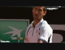 ジョコビッチvsベルディヒ ATPテニス ローマ準々決勝(2013.5.17)