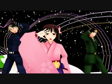 [APヘタリアMMD]日娘と眉毛と不憫で「Hurly Burly」