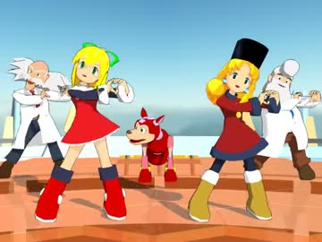 【MMD】自作ロックマンキャラモデルでハートキャッチ！