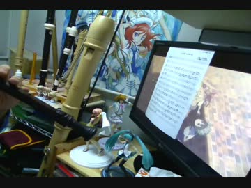 とある科学の超電磁砲S OP【sister's noise】をリコーダーで吹いてみた