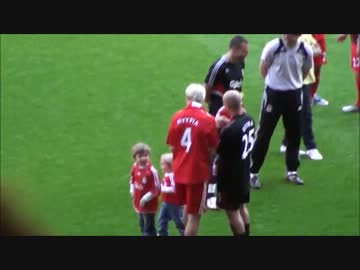 Lap of honour - Liverpool FC 2009