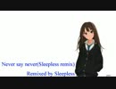 Never say never(Sleepless remix) / Remixed by Sleepless