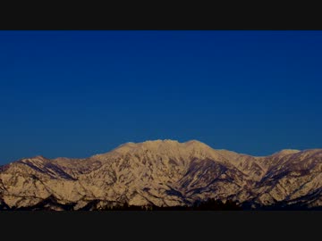 八海山の微速度動画