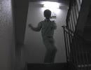 某課長の服で、「男女」を踊り場で踊ってみた。