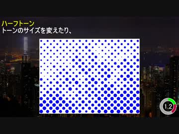 【AviUtl】 ライントーン＆ハーフトーン スクリプト