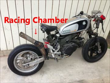 自転車にエンジン載せて、レースに今年も出る