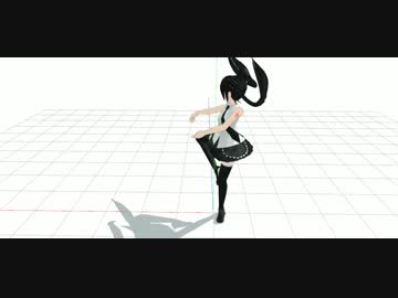 【MMD】バレエっぽいターン、カメラ後ろ向きVer.