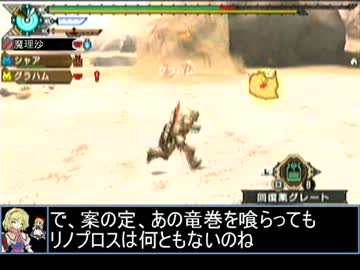 【東方】誘われてユクモ村　ベリオロス亜種戦１【ＭＨ】