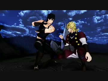 【ジョジョMMD】ジョナサンｖｓディオ＋αでリアルファイト
