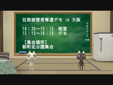 20130602拉致被害者奪還デモ in 大阪