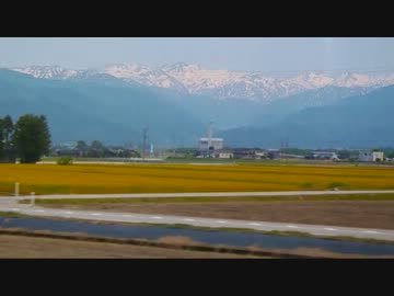 【旅人が乗る列車から】北陸本線　特急はくたか13号