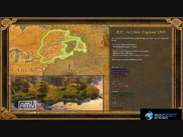 【AoE3】18thAJCLex ろりすと vs meat_wall 3戦目