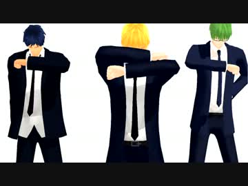 【MMD黒バス】Hurly Burly【青黄緑】