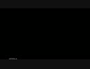 モノクロの世界で真っ暗なトンネルを探検する動画