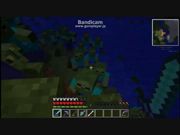 【Minecraft】よる起きたらゾンビさんがいっぱいいた【ゾンビ大増殖】