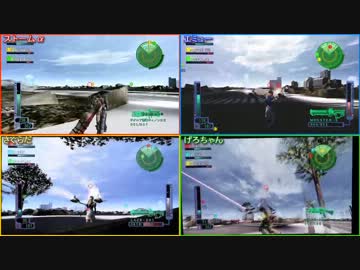 【4画面で見る】EDF3P いきなりINFオンライン St.10 白銀の巨兵