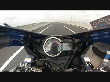 【GSX-R750】時速100キロで走ってみた