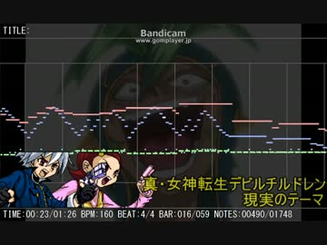 【MIDI】デビチル黒・赤の書 現実のテーマ【耳コピ】