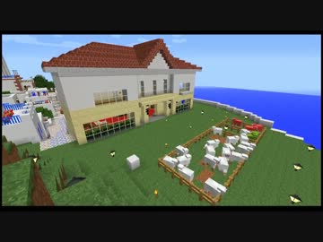 【minecraft】白い町並み作るよ！part18【ゆっくり実況】