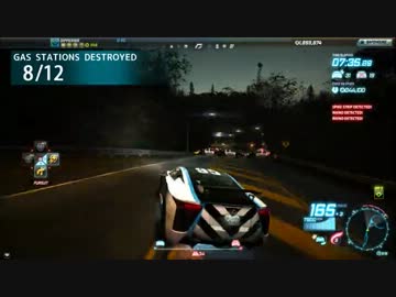 【NFSW】全てのガソリンスタンドを破壊【11:38.79】