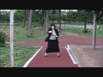 47歳母が娘に怒られながら純情☆ファイター踊ってみた