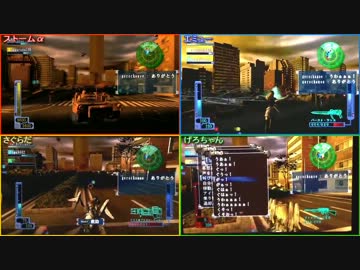 【4画面で見る】EDF3P いきなりINFオンライン St.12 凶蟲出現