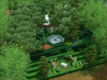 【sims3】迷いの森的な何かを作ってみた【建築】