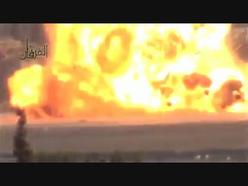 【シリア】対戦車ミサイルの直撃でT-72が大爆発。