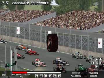 (GTR2) 巨大チョコドーナツ　対　F1-2013